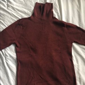 Maroon Turtleneck